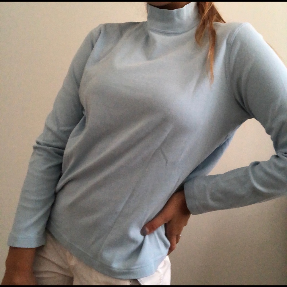 Blue turtle neck Size M
